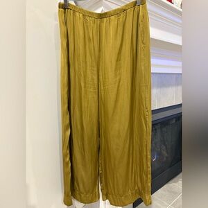 Grade Gather Golden Bronze Satin Pants
